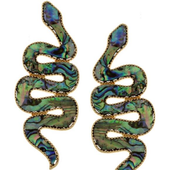 Snake Dangle Earring Set - Picture 1 of 2